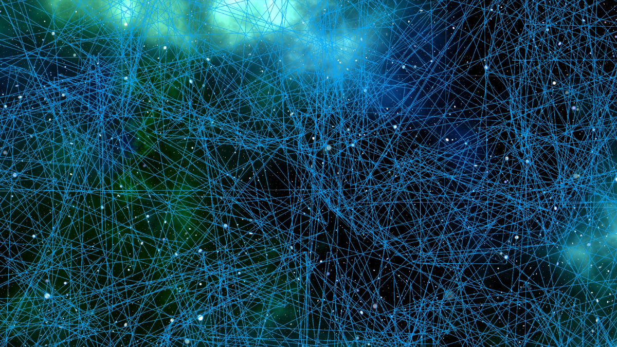 Black-and-white city street